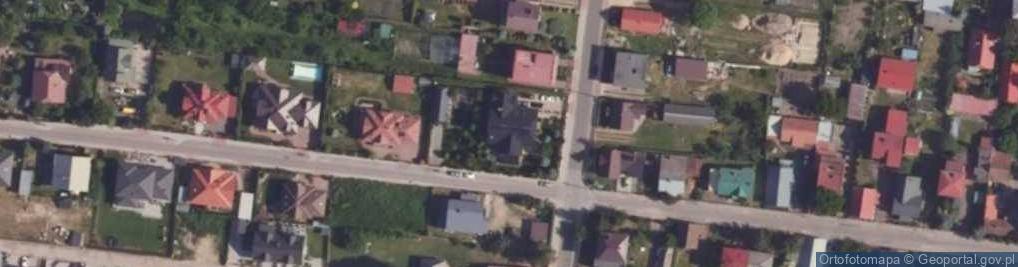Zdjęcie satelitarne Błękitna ul.