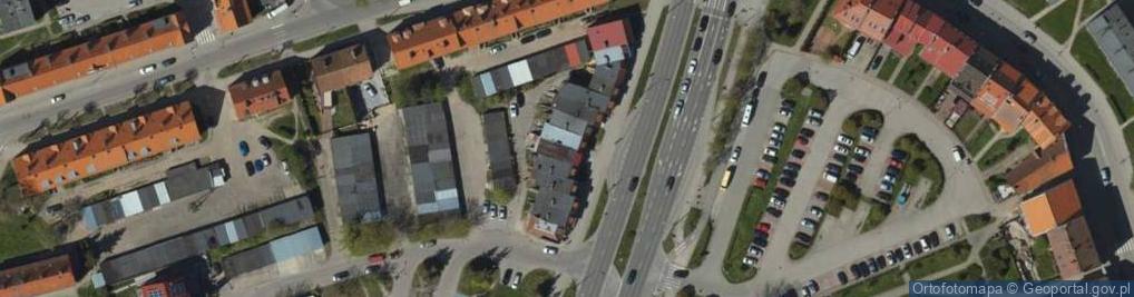 Zdjęcie satelitarne Bohaterów Warszawy ul.