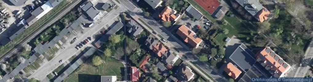 Zdjęcie satelitarne Bohaterów Getta ul.