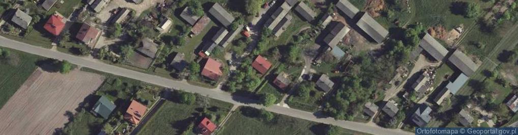 Zdjęcie satelitarne Borków ul.
