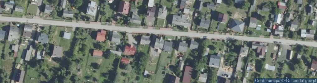 Zdjęcie satelitarne Borowa Góra ul.