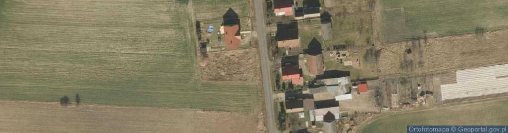 Zdjęcie satelitarne Borówek ul.