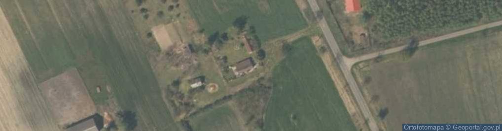 Zdjęcie satelitarne Borówek ul.