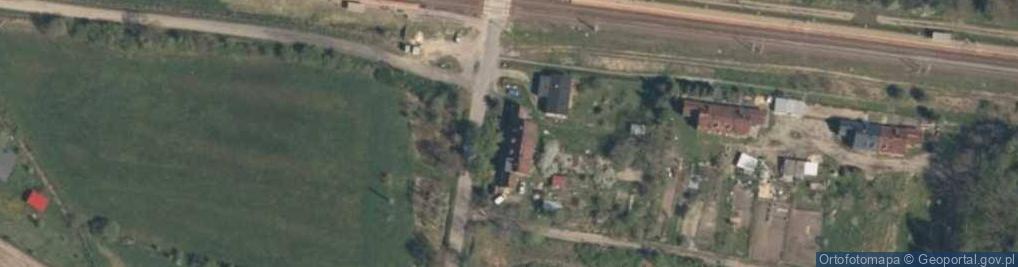 Zdjęcie satelitarne Borszewice Kolejowe ul.