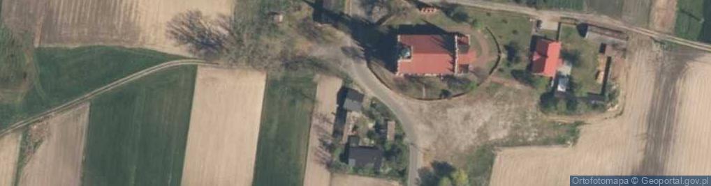 Zdjęcie satelitarne Borszewice Kościelne ul.