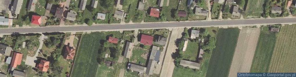 Zdjęcie satelitarne Borzechów-Kolonia ul.