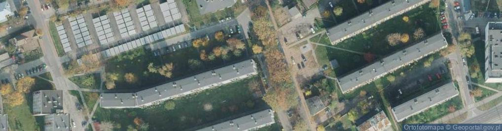 Zdjęcie satelitarne Botaniczna ul.