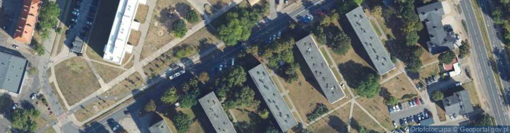 Zdjęcie satelitarne Bora-Komorowskiego Tadeusza, gen. ul.