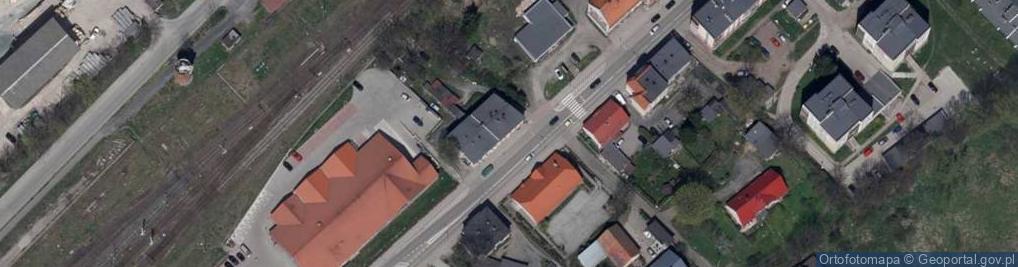 Zdjęcie satelitarne Bohaterów Getta ul.