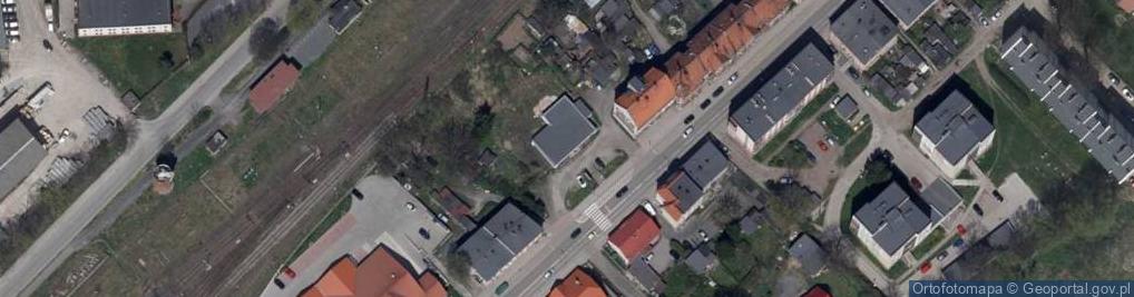 Zdjęcie satelitarne Bohaterów Getta ul.