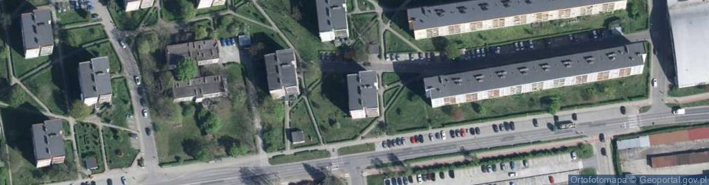 Zdjęcie satelitarne Bolesława Krzywoustego ul.