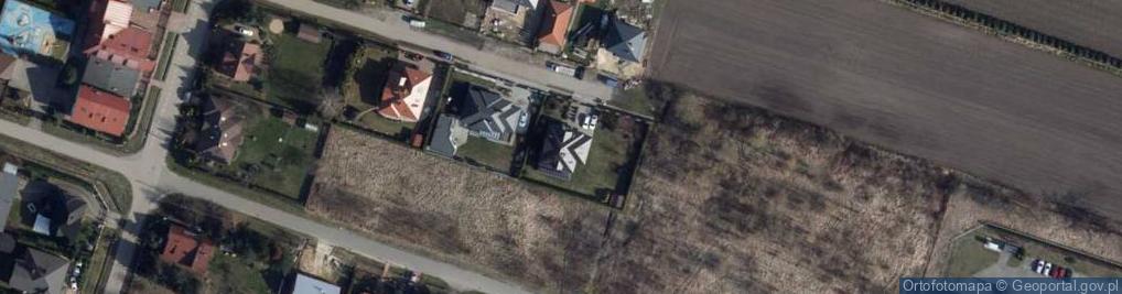 Zdjęcie satelitarne Bohaterów Ksawerowa 1939-1945 ul.