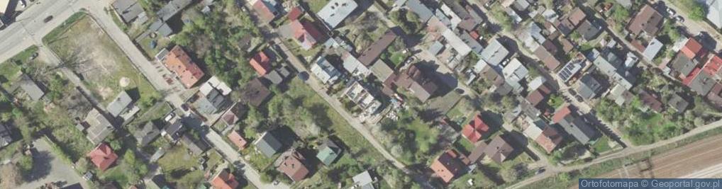 Zdjęcie satelitarne Boczna Łęczyńskiej ul.