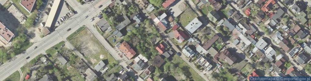 Zdjęcie satelitarne Boczna Łęczyńskiej ul.