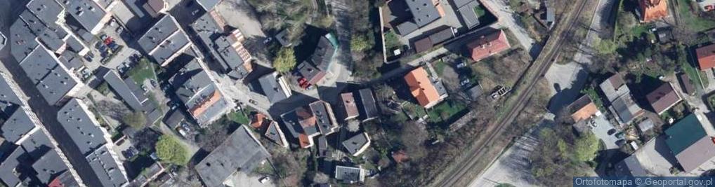 Zdjęcie satelitarne Bohaterów Getta ul.
