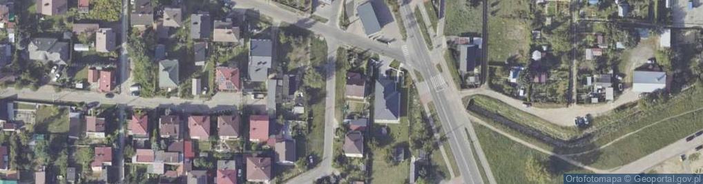 Zdjęcie satelitarne Botaniczna ul.