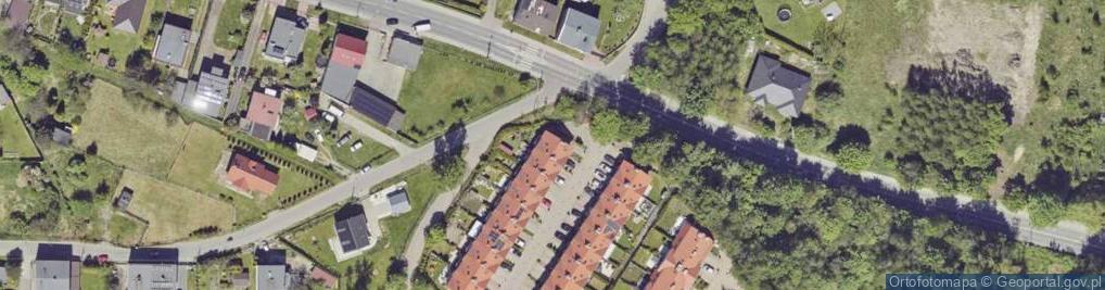 Zdjęcie satelitarne Borówkowa ul.