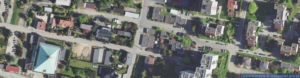 Zdjęcie satelitarne Bohaterów Getta ul.