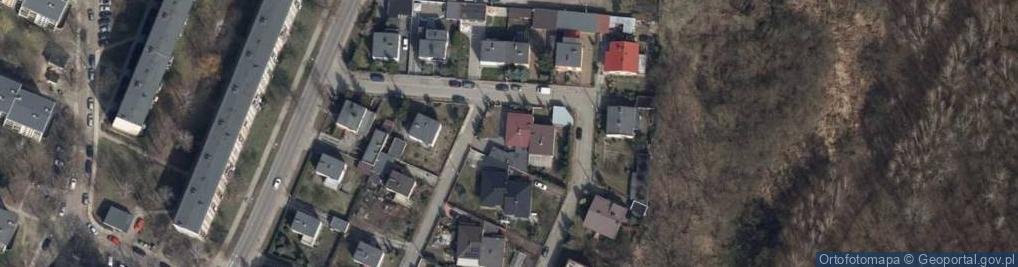 Zdjęcie satelitarne Bociania ul.
