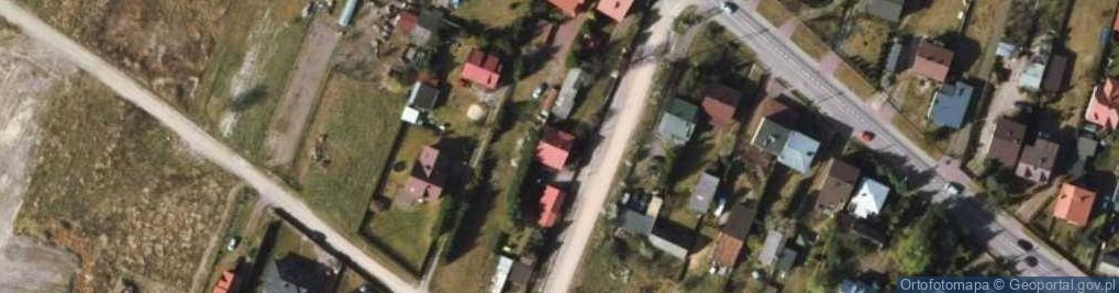 Zdjęcie satelitarne Borzęcińska ul.