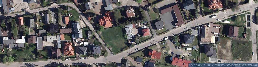 Zdjęcie satelitarne Borków ul.