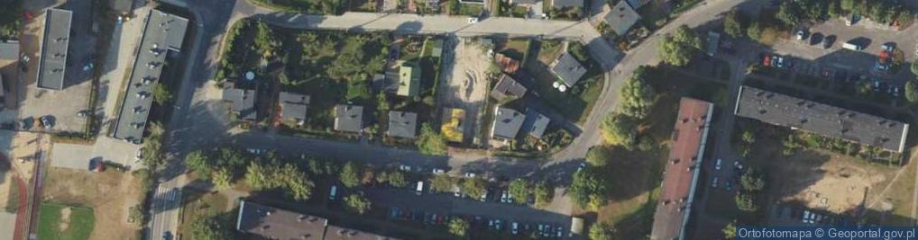 Zdjęcie satelitarne Borowiacka ul.