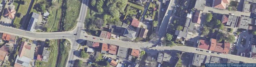 Zdjęcie satelitarne Bohaterów Getta ul.