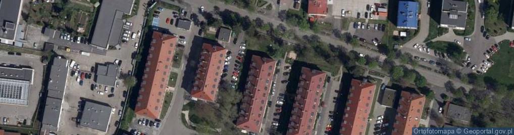 Zdjęcie satelitarne Bohaterów 2 Armii Wojska Polskiego ul.