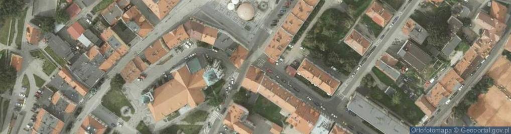 Zdjęcie satelitarne Bohaterów Getta Warszawskiego ul.