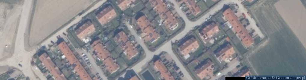 Zdjęcie satelitarne Brzozowy Zagajnik ul.