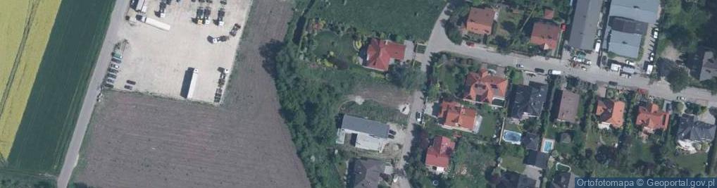 Zdjęcie satelitarne Brzoskwiniowa ul.