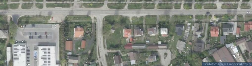 Zdjęcie satelitarne Brańska ul.
