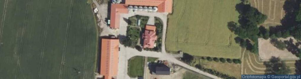 Zdjęcie satelitarne Bronowo-Zalesie ul.