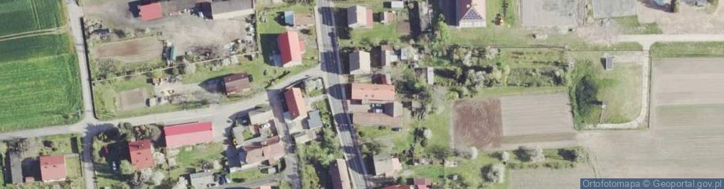 Zdjęcie satelitarne Brzeg Głogowski ul.