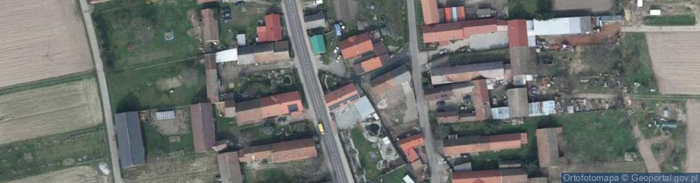 Zdjęcie satelitarne Brzeg Głogowski ul.