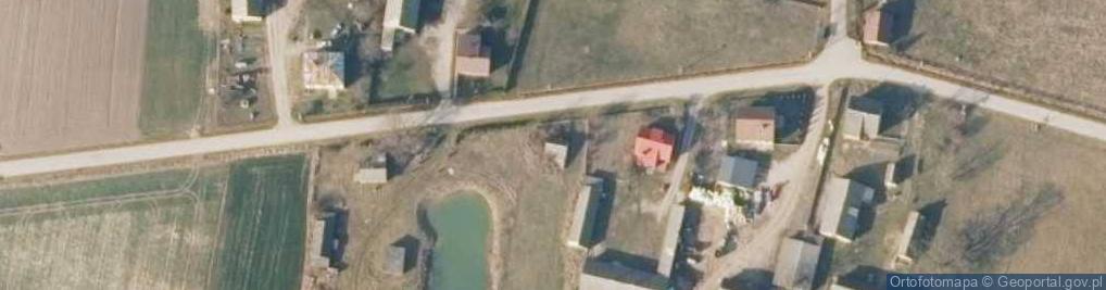 Zdjęcie satelitarne Brzeziny-Janowięta ul.
