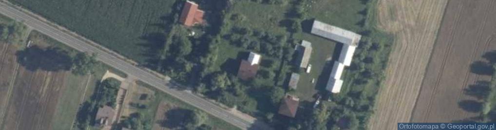 Zdjęcie satelitarne Brzozów-Kolonia ul.