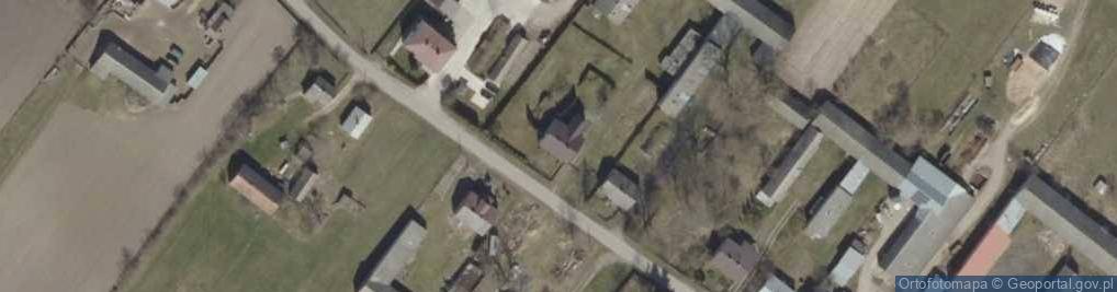 Zdjęcie satelitarne Brzozowo-Chrzczony ul.