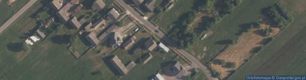 Zdjęcie satelitarne Brzustówek-Kolonia ul.