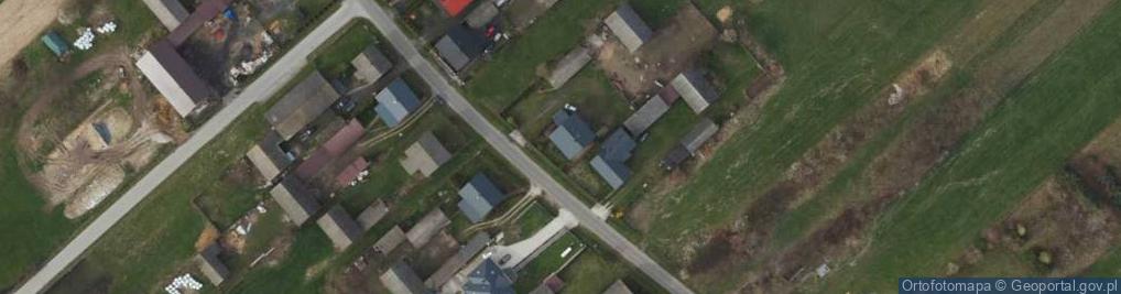 Zdjęcie satelitarne Brzustówek-Kolonia ul.