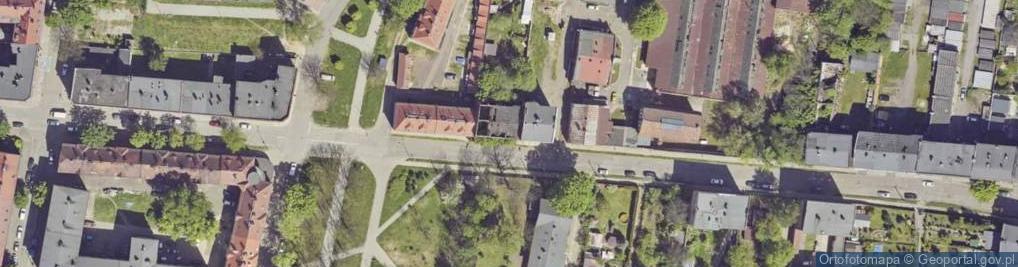 Zdjęcie satelitarne Brzezińska ul.