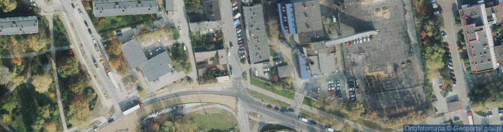 Zdjęcie satelitarne Brzeźnicka ul.
