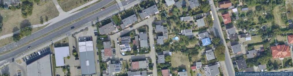 Zdjęcie satelitarne Brzoskwiniowa ul.