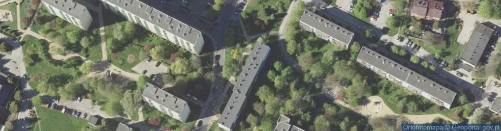 Zdjęcie satelitarne Brzeskiej Magdaleny ul.