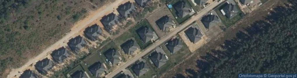 Zdjęcie satelitarne Brzozowe Wzgórza ul.