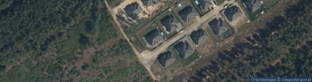 Zdjęcie satelitarne Brzozowe Wzgórza ul.