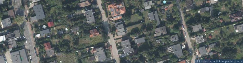 Zdjęcie satelitarne Brzoskwiniowa ul.
