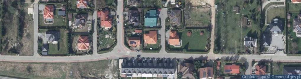 Zdjęcie satelitarne Brzoskwiniowa ul.