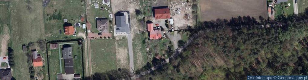 Zdjęcie satelitarne Brzeziny Miejskie ul.