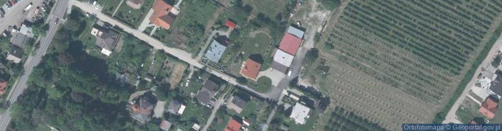 Zdjęcie satelitarne Brzoskwiniowa ul.